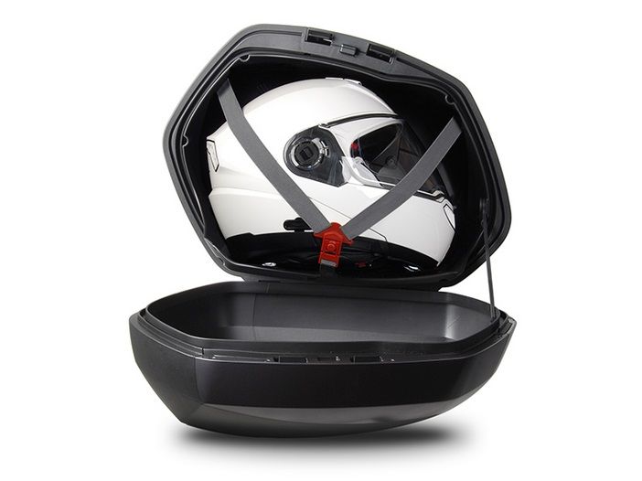 AKCE BENELLI - Sada plastových kufrů SH36+SH47 (černá/červená) pro BENELLI TRK 702/702X