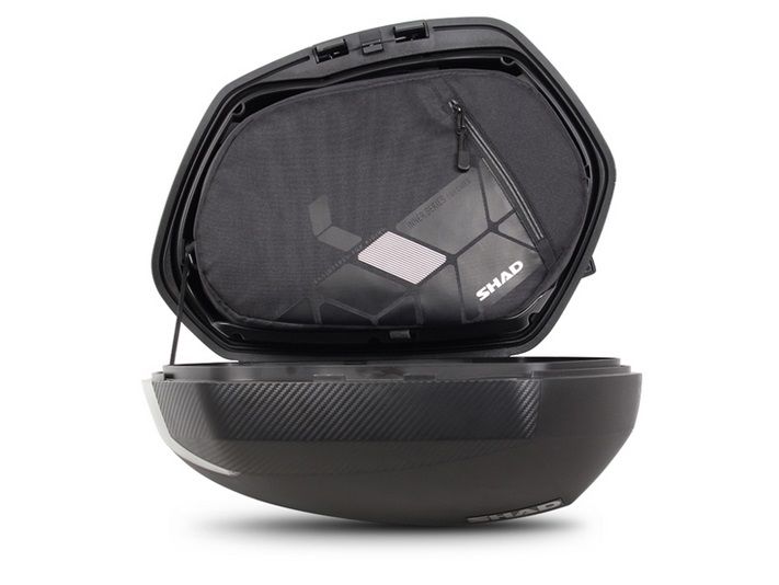 AKCE BENELLI - Sada plastových kufrů SH36+SH47 (černá/červená) pro BENELLI TRK 702/702X